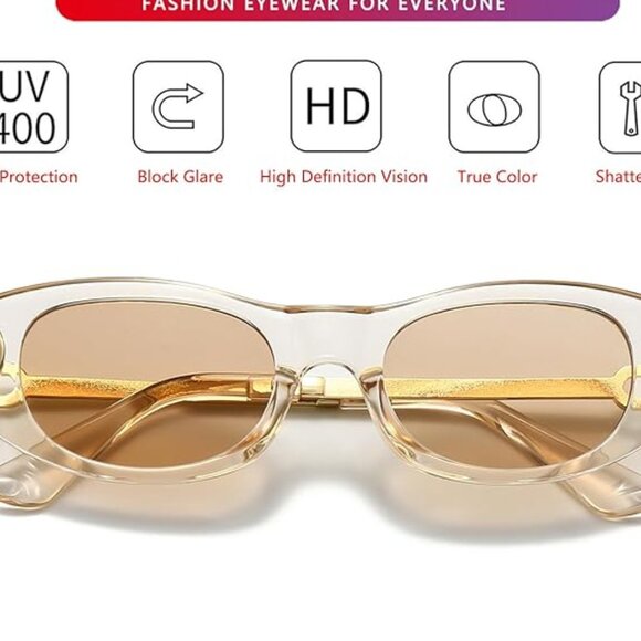 Fashion vintage gold shades sunglasses - Picture 6 of 6